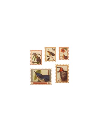Αυτοκόλλητα γραμματόσημα με πουλιά