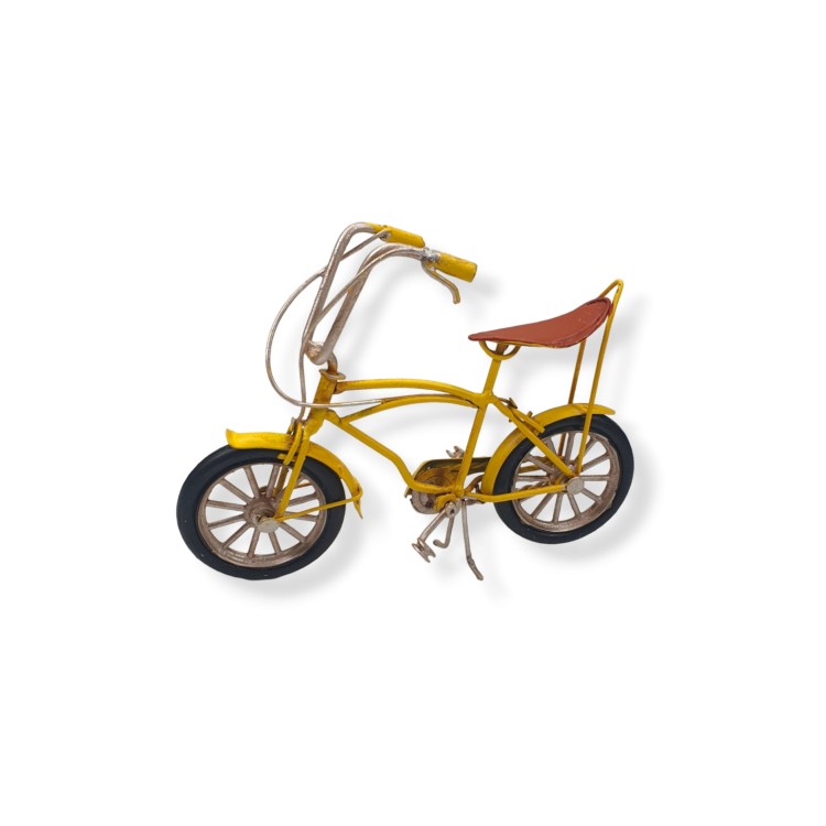 Ποδήλατο μεταλλικό αντίκα κίτρινο