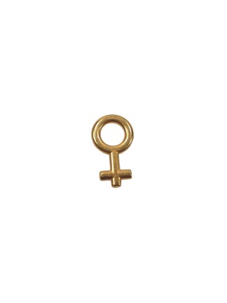 Σήμα γυναίκας μεταλλικό χρυσό
