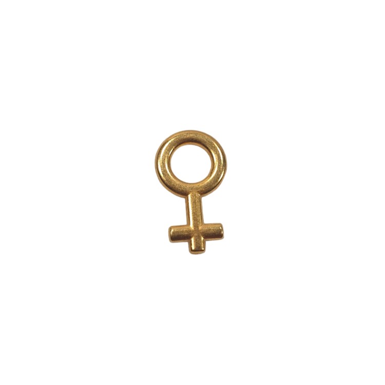 Σήμα γυναίκας μεταλλικό χρυσό