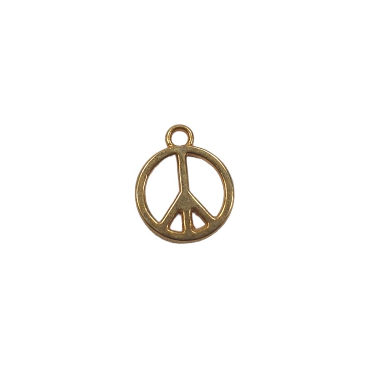 Σήμα ειρήνης μεταλλικό χρυσό
