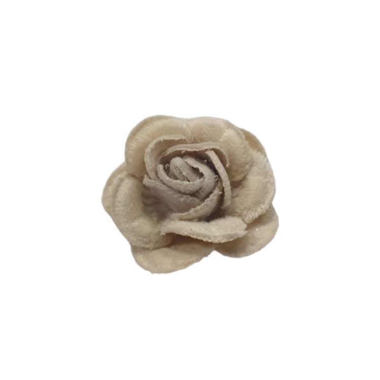 Λουλουδάκι βελούδινο αυτοκόλλητο 4 cm