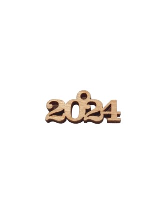 Ξύλινο "2024" 3cm