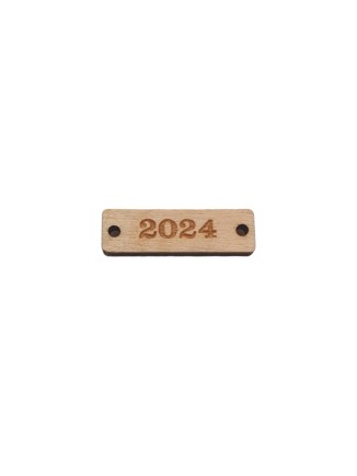 Ξύλινη ταμπέλα "2024" 3cm