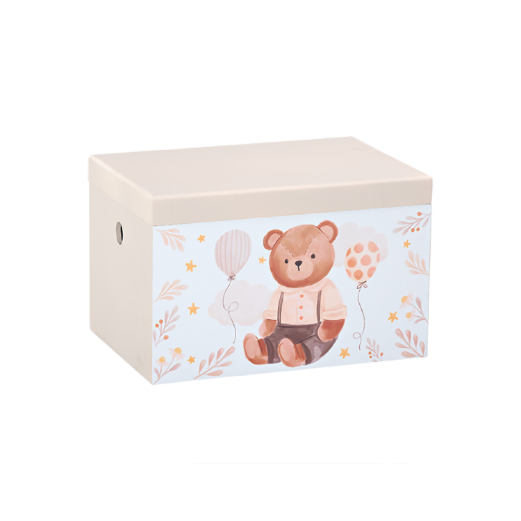 Κουτί βαπτιστικών αρκουδάκι με μπαλόνια