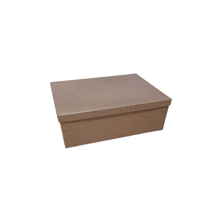 Κουτί χάρτινο ορθογώνιο σχέδιο λινάτσα