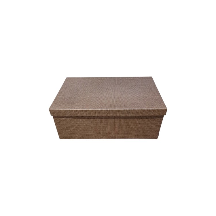 Κουτί χάρτινο ορθογώνιο σχέδιο λινάτσα