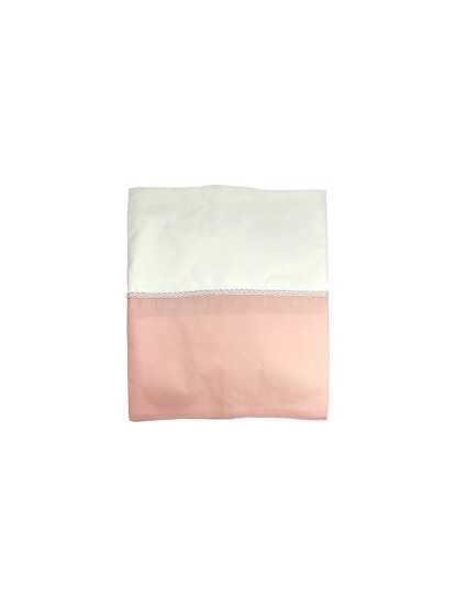 Λαδόπανο δίχρωμο λευκό ροζ