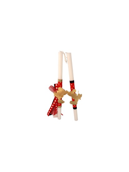 Λαμπαδάκια για ζευγάρι με πλέξιγκλας "Minnie-Mickey"