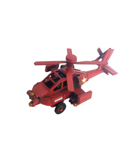 Ελικόπτερο μεταλλικό κόκκινο