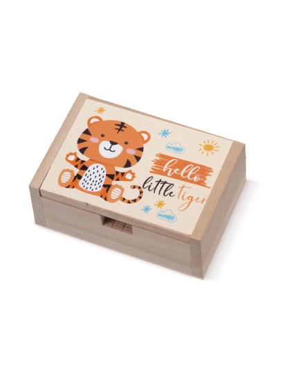 Ξύλινο κουτί Τίγρης