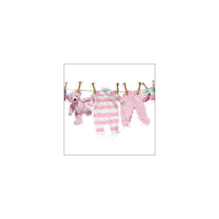 Χαρτοπετσέτα "Baby Clothes" 25x25cm (20τεμ.)