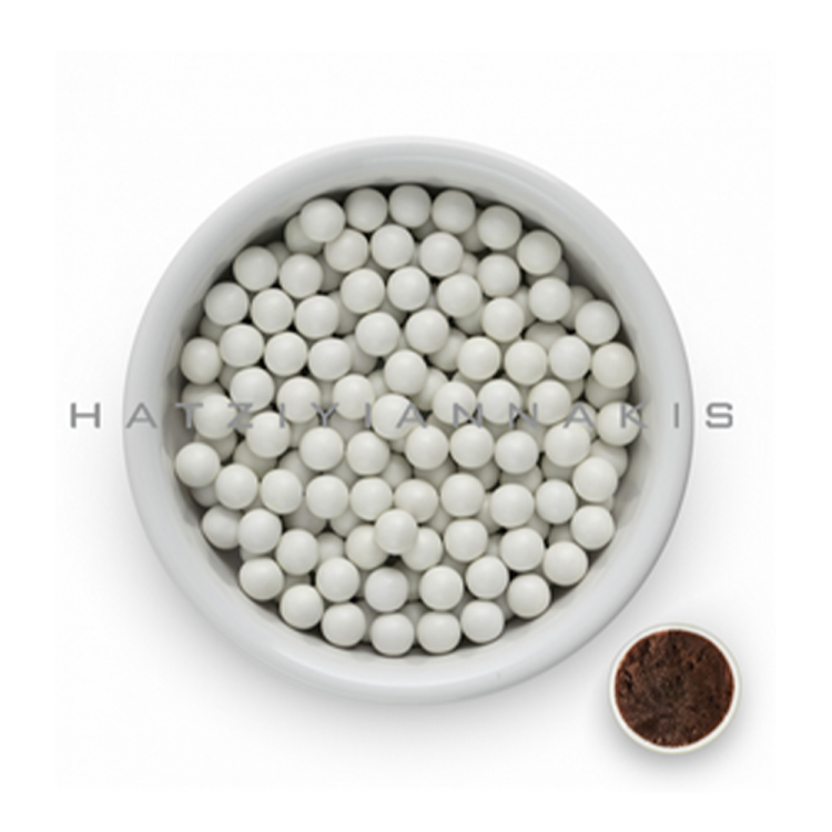 Κουφέτα Χατζηγιαννάκη choco balls λευκό 1kg