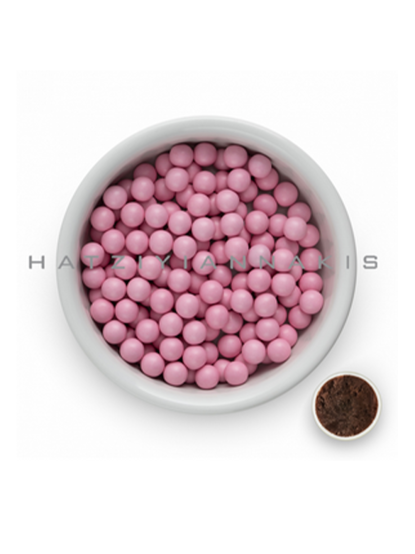 Κουφέτα Χατζηγιαννάκη choco balls ροζ 1kg