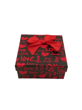 Κουτί χάρτινο τετράγωνο "Love"