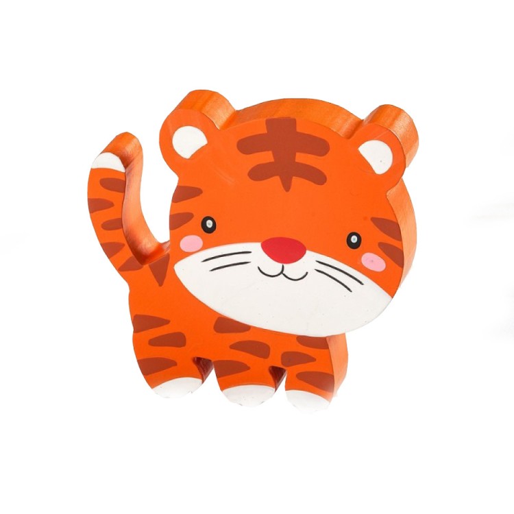 Τίγρης από ξύλο πορτοκαλί