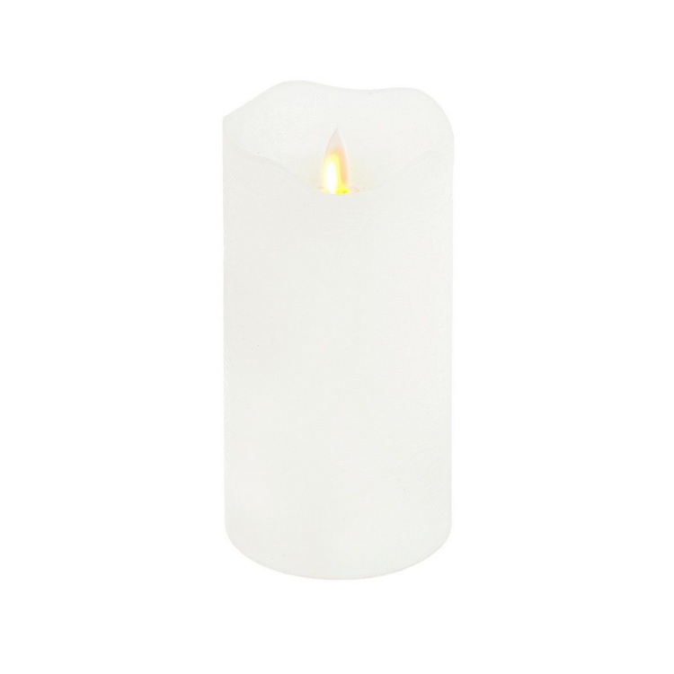 Διακοσμητικό κερί led φωτιζόμενο 8x16,7cm