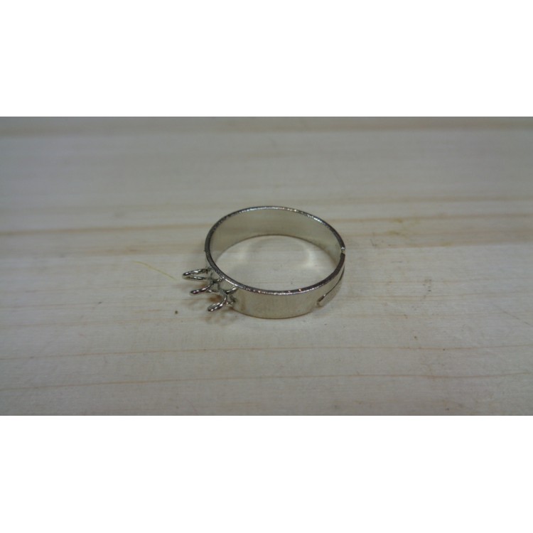 Δαχτυλίδι ανοιγόμενο ασημί με 3 θήκες για πιάσιμο