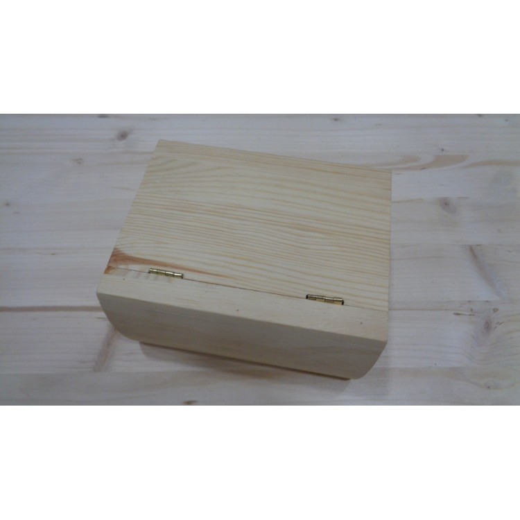 Κουτί ξύλινο ντεκουπάζ βιβλίο μαγνητικό κούμπωμα