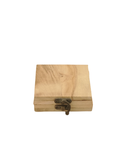 Κουτάκι ξύλινο μπέζ για βέρες
