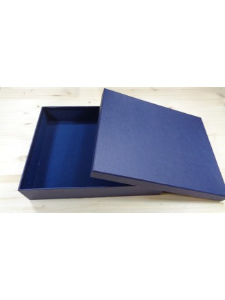 Κουτί χάρτινο μπλε 26cm x21cm x 3cm