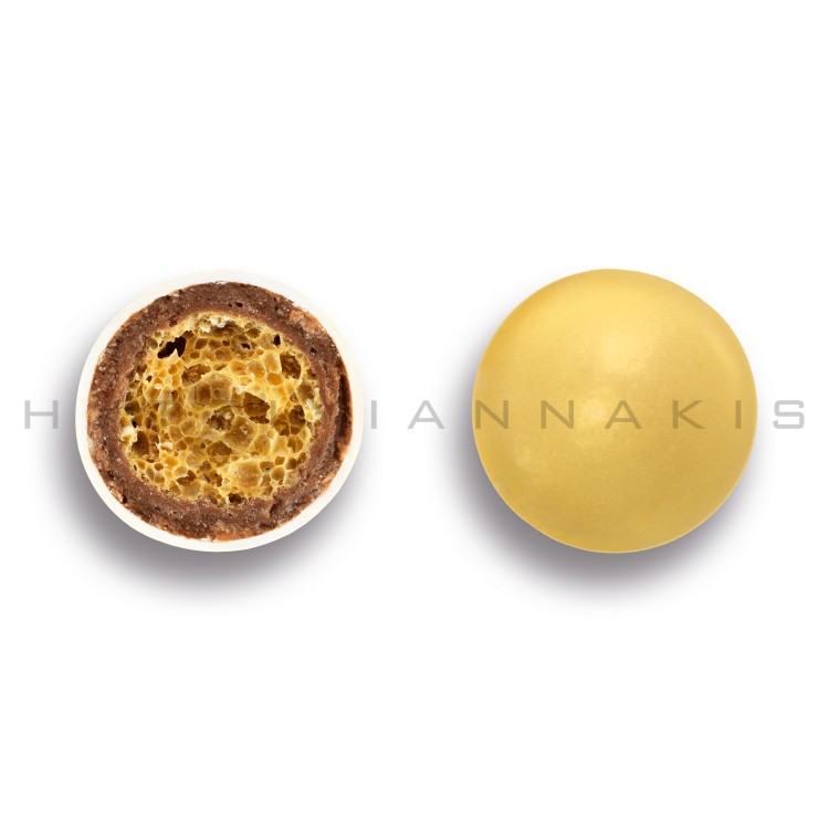 Κουφέτα Χατζηγιαννάκη Crispy μεταλλιζέ χρυσό 3kg