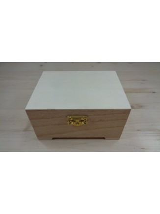 Κουτί ξύλινο ντεκουπάζ με ποδαράκια μικρό