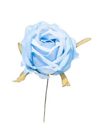 Τριαντάφυλλο υφασμάτινο με σύρμα 6cm