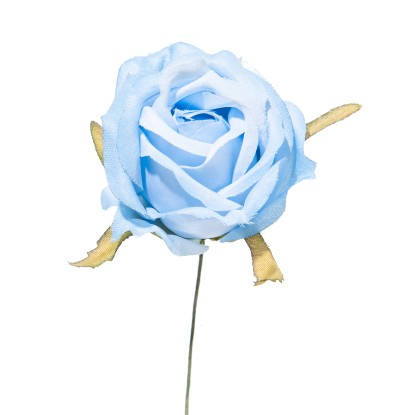Τριαντάφυλλο υφασμάτινο με σύρμα 6cm