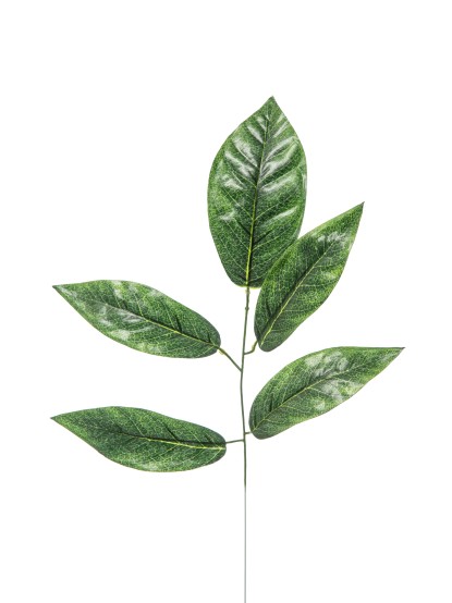 Κλαδί με φύλλα πράσινα υφασμάτινα 58cm