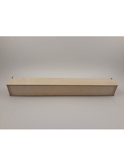 Κουτί ξύλινο για λαμπάδα στενόμακρο