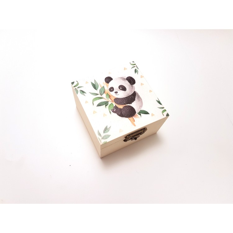 Κουτάκι ξύλινο με Panda