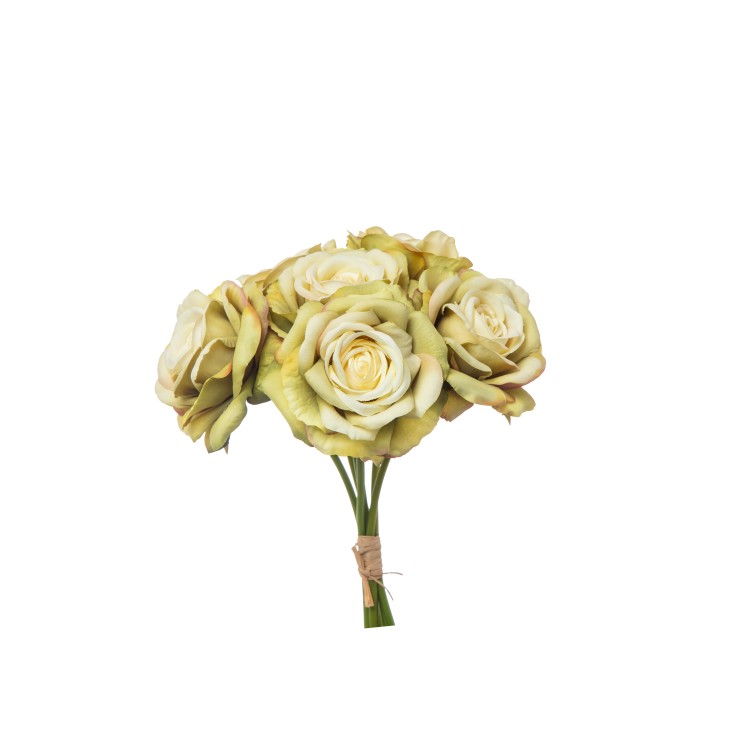 Ανθοδέσμη υφασμάτινα τριαντάφυλλα (6τεμ) 35cm