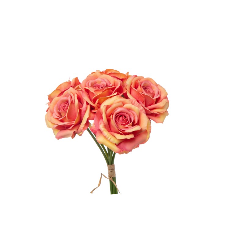 Ανθοδέσμη υφασμάτινα τριαντάφυλλα (6τεμ) 35cm