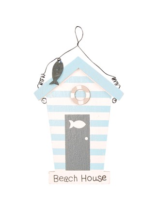 Σπιτάκι ξύλινο"Beach House" κρεμαστό