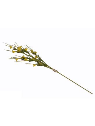 Κλαδάκι με λουλουδάκια κίτρινα 44cm