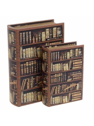 Κουτί βιβλίο ξύλινο σχέδιο βιβλιοθήκη