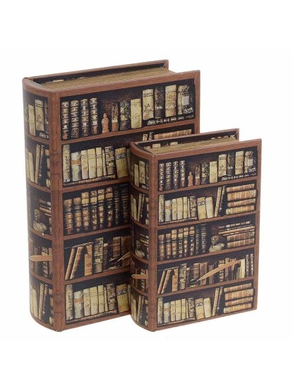 Κουτί βιβλίο ξύλινο σχέδιο βιβλιοθήκη μεγάλο