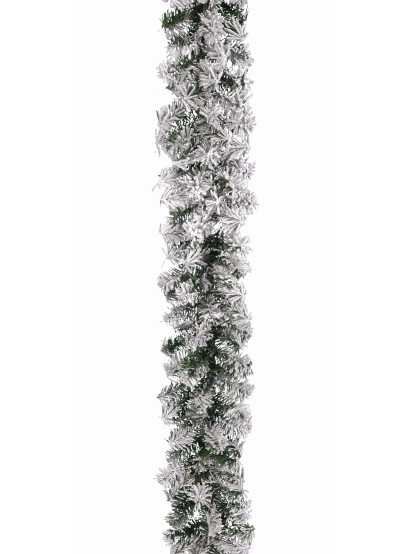 Χριστουγεννιάτικη γιρλάντα colorado χιονισμένη 2,70m(190tips)