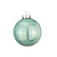 Χριστουγεννιάτικη μπάλα γυάλινη βεραμάν 8cm (σετ 8τεμ.)