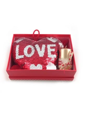 Σετ κουτί δώρου καρδούλα "Love"