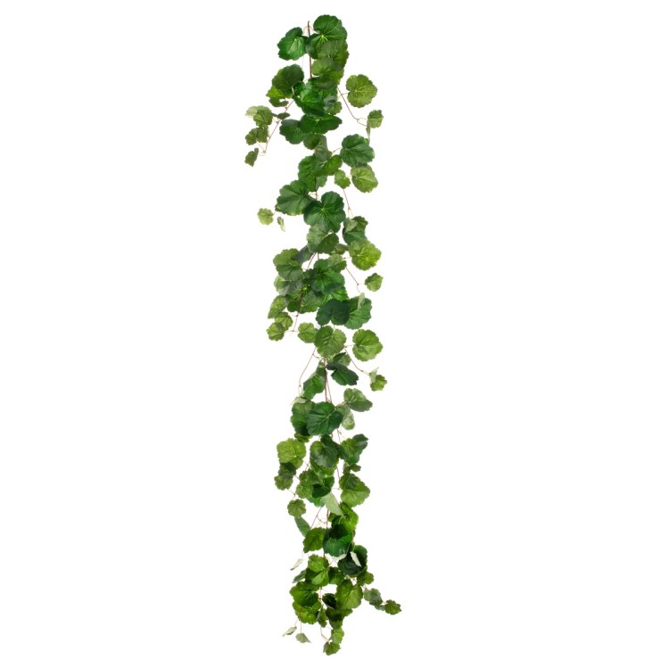 Κρεμαστό τεχνητό φυτό γεράνι συνθετικό 1,70m με 63φύλλα