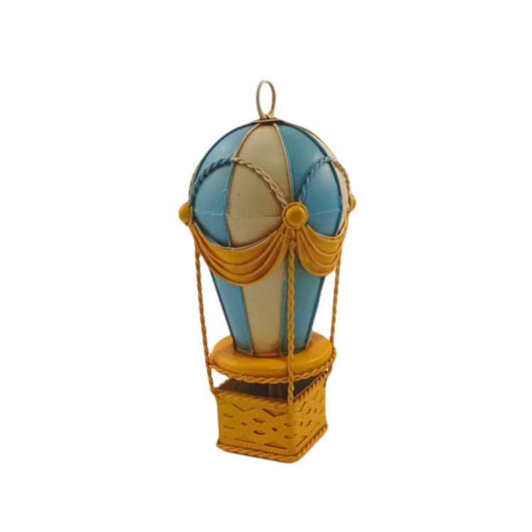 Αερόστατο μεταλλικό κίτρινο-τυρκουάζ