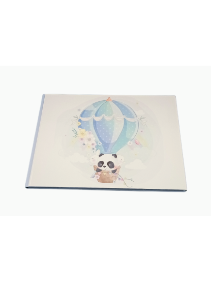 Βιβλίο ευχών με Panda σε αερόστατο