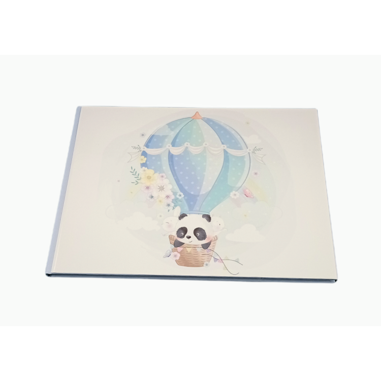 Βιβλίο ευχών με Panda σε αερόστατο