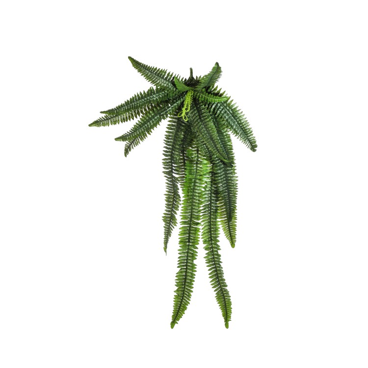Κρεμαστό τεχνητό φυτό Φτέρη υφασμάτινη 1,10m