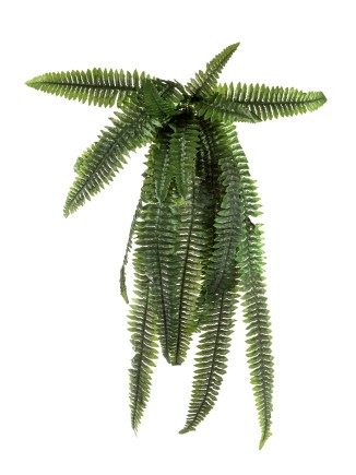 Κρεμαστό τεχνητό φυτό Φτέρη υφασμάτινη 90cm