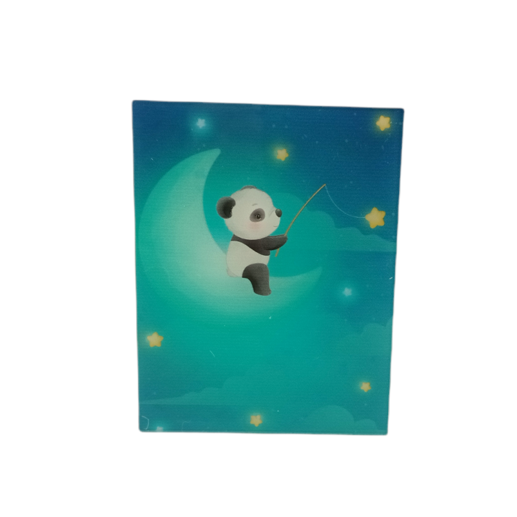 Διακοσμητικό πλέξιγκλας με Panda σε φεγγαράκι