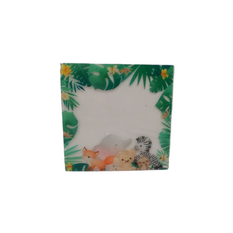 Διακοσμητικό πλέξιγκλας με ζωάκια της ζούγκλας τετράγωνο