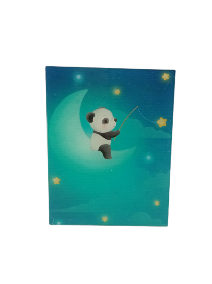 Διακοσμητικό πλέξιγκλας με Panda σε φεγγαράκι
